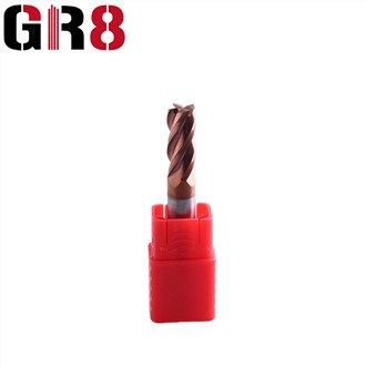 55HRC Фреза с плосък край с 4 канала